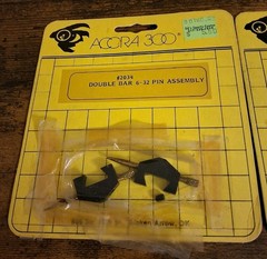 Lot Of 3 AACRA 300 #2034 Double Bar 6-32 Pin Assemblies