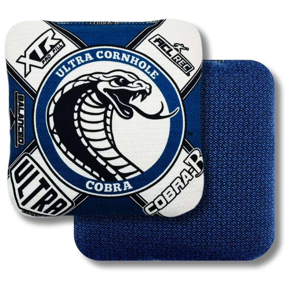 Bags Cobra-B Cornhole Bag Set – ACL Approved (Navy)