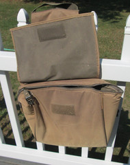 LARGE INSULATED TAN SADDLE WESTERN SADDLE BAGS