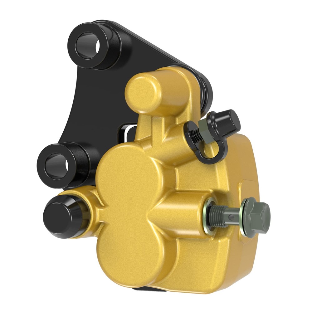 WEIYINGSI Front Hydraulic Disc Brake Caliper for 90 110 125cc Dirt 44mm, Gold