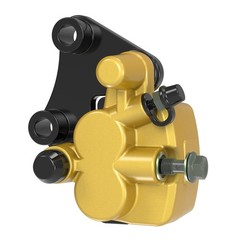 WEIYINGSI Front Hydraulic Disc Brake Caliper for 90 110 125cc Dirt 44mm, Gold