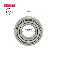 uxcell 686ZZ Deep Groove Ball Bearings Z2 6mm X 13mm X 5mm 6mmx13mmx5mm
