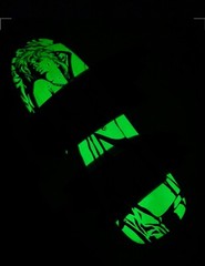 RARE Randy Colvin Glow In The Dark Censorship Is Weak Prime Skateboard Deck GITD