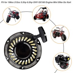 Pull Recoil Start Spark Plug for 196cc 5.5hp 6.5hp Coleman BT200X CT200U …