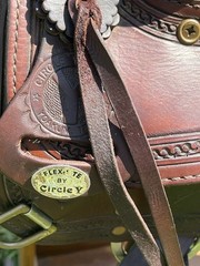 Circle Y Flex-Lite Park/Trail Saddle Flexible Tree FQHB Brown Leather