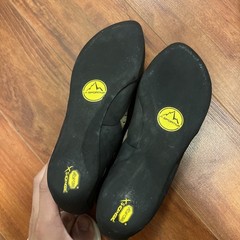 La Sportiva TC Pro Rock Climbing Shoes Mens EU 42.5 US 9.5 Tan Black Vibram