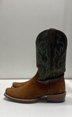 Dan Post Cowboy Certified Brown Leather Square Toe Western Boots Men’s Size 10 D