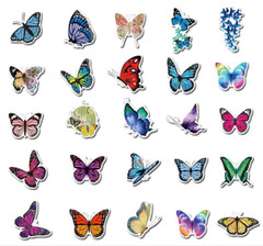 Butterfly Sticker Bomb Pack, Butterflies PVC Vinyl Decal Scrapbook, Laptop 50pcs