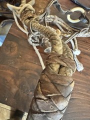 Vintage Handmade Horse Hackamore ( Bosal &Headstall) Two Rein