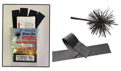 BOW STRING SILENCERS 4 Pc Black Archery STOPS VIBRATION TWANG & UNWANTED NOISE