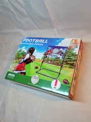 Football Toss Game w/ 4 Inflatable Balls – Football Throwing Target Game NIB
