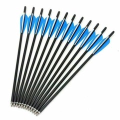 17/20 inch Archery Carbon Crossbow Bolts Half Moon Nock OD 8.8mm Arrows Hunting
