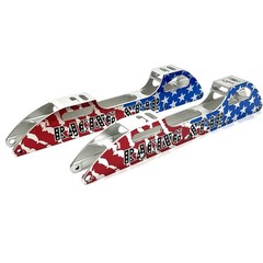 Racing Star 5 Wheel Inline Speed Skate CNC Aluminum Alloy 13 3/4 Inch Frame Rail
