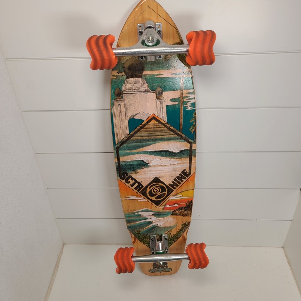 Sector 9 Swamis Bamboo complete longboard with shark wheels 34′ long