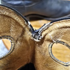 Tony Lama Mens Sz 10 Black Leather Western Mid Calf Cowboy Pull On BiuRite Boots