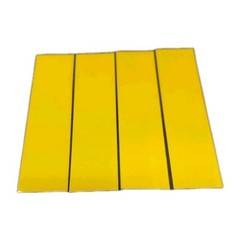 12 Pack 4″ Arrow Wraps: Reflective Yellow: Vinyl Stickers: 1″ Wide