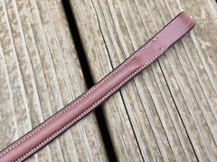 CWD Plain Raised 5/8″ English Hunter Browband – Size 1 (Pony) – NWOT