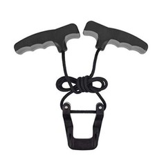 Compound Bow Crossbow Rope Cocking Device Pull Aid 4-Finger Silicone Wrapped