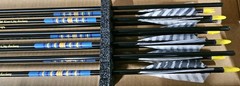Rose City Archery Port Orford Cedar Nightfall Arrows 5/16″ DIA 30″ Length 12ct.