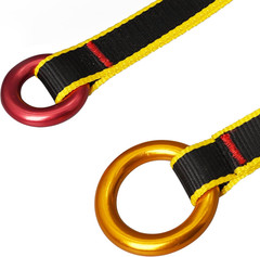 Aluminum Alloy Rappel Ring Equipment Climbing Belay Rappel O-Ring Connection