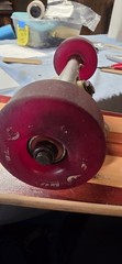 Vtg Robert August Longboard Skateboard Surf One 43.5 X 9″