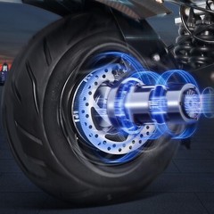 Adults Electric Scooter Folding Dual Motor 5600W 60V 38AH 12″ Road Tires 50MPH