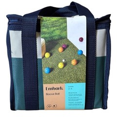 Embark Bocce Resin Ball Set w/Carrying Case Outdoor Games Party Travel NIB
