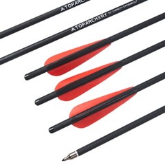 20″ 12pcs Carbon Crossbow Bolts +/or Broadheads Half Moon Nocks OD 8.8mm Hunting