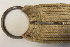 Vintage Mohair Wool Horse Saddle Cinch Girth Western Tack Diamond Pony