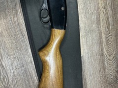 Working!! Crosman Trapmaster 1100 CO2 Powered Air Shotgun .380 Cal Wood W/shells