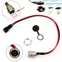 3 Pin 2 Prong 2 Wire (Mini) Hoverboard Charging Port for Scooter Charger Cable