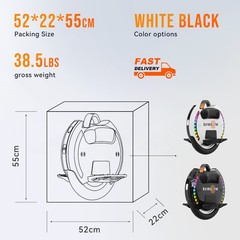 Kingsong 14DPRO Electric Unicycle With 800W Motor 420Wh Battery 18Mph 25Miles
