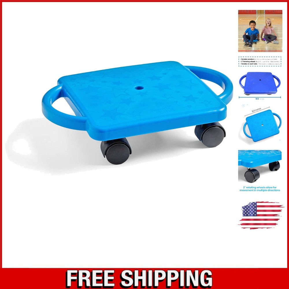 Lightweight Blue Floor Scooter Board for Kids – Builds Coordination & Strength