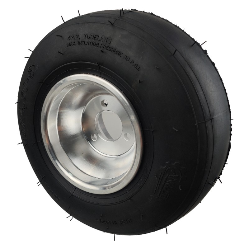 5 inch Go Kart Slick Tires and Rims 10×4.5-5″ Go Kart Wheels Front Wheels Racing