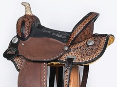 ZI COMFYTACK Western Horse Barrel Racing Trail Pleasure American Leather Saddle