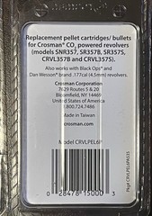 Crosman CRVLPEL6P .177 Pellet Revolver Cartridges – LOT of 36 Cartridges Total