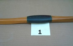 Vintage Wolverine English Style Long Bow 63, in. x 25 lb. R/H (Item #1)