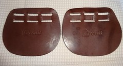 DOVER CIRCUIT Billet Guards – Quality Leather – NICE! (Set of 2 Guards)