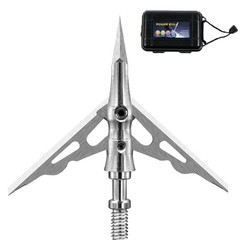12pcs Ultra-Sharp Arrow Broadheads Bag Tips Hunting Reliable Archery Accessories