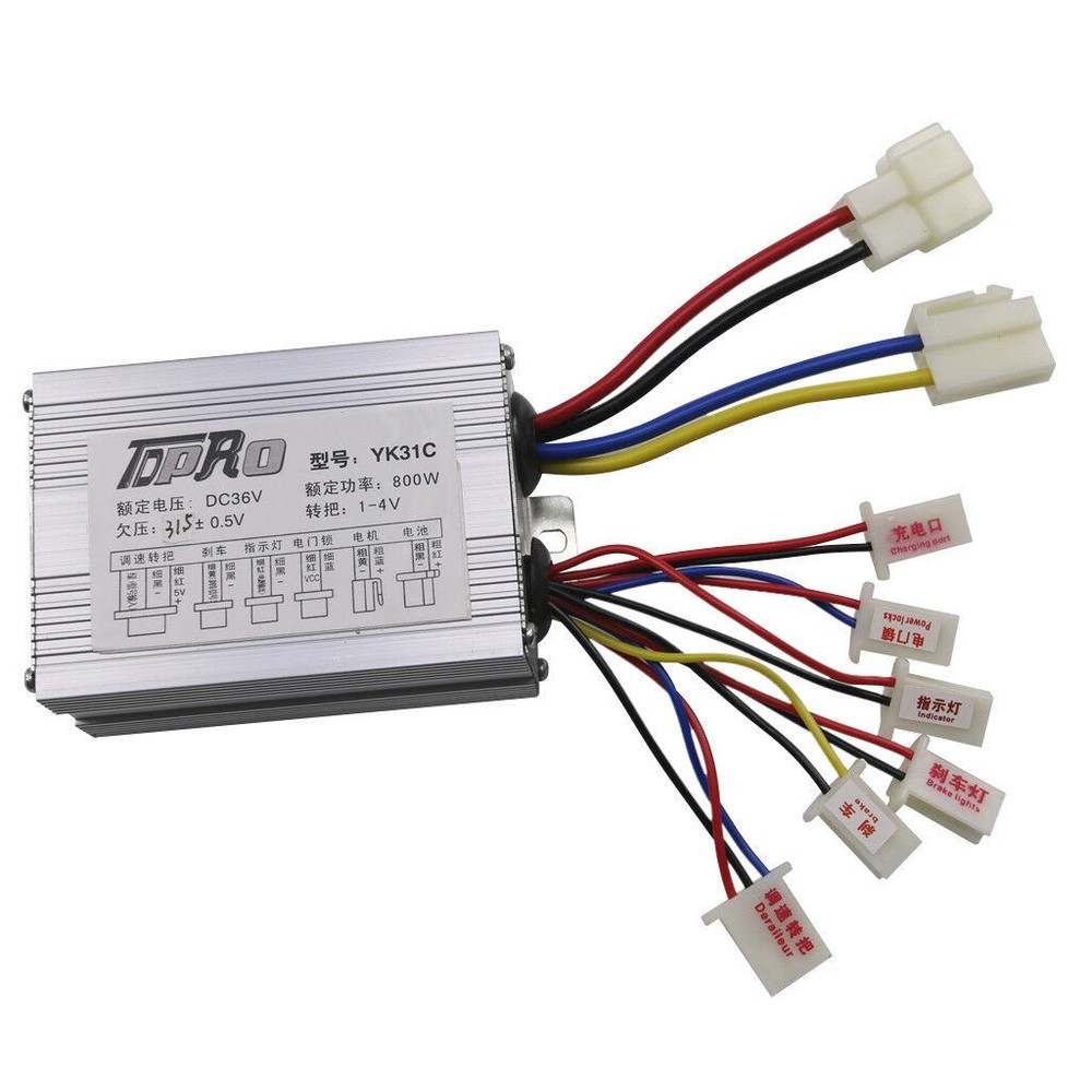 24V 36V 48V 1800W 800W 500W Electric Speed Controller Box Brush Brushless E-Bike