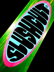 Slushcult Green Logo Fullsize Normal Skateboard 8.5″ Deck Slush Cult