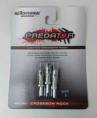 Rage Nockturnal Predator Size NT-732 LED Light Crossbow Bolt Nocks 3pk Red