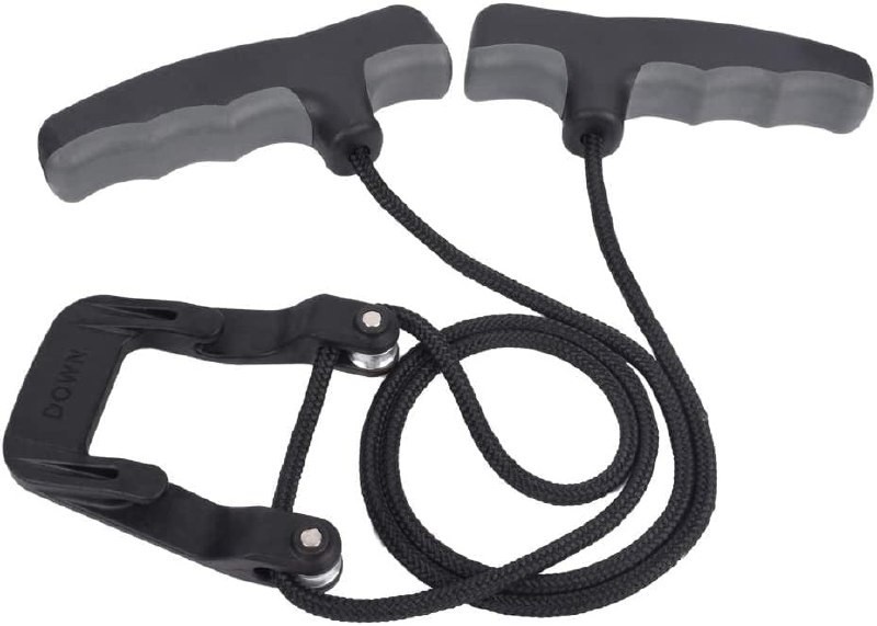 Compound Bow Crossbow Rope Cocking Device Pull Aid 4-Finger Silicone Wrapped
