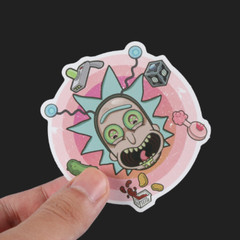 100pcs Rick and Morty Stickers Funny Cartoon Waterproof Stickers Vinly VSCO