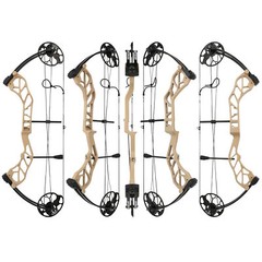 Compound Bow Arrow Set 19-70lbs Adjustable Adult Aluminum 320fps Archery Hunting
