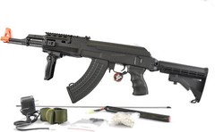 Multi Option VOL CYMA Full/Semi Electric 9522C Black fps-350 Airsoft Rifle gun