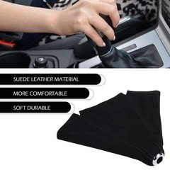 Car Shift Boot Cover, Suede Leather Shift Knob Dust Cover, Manual Auto Gear Shif