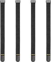 Anti-Slip Elastic Cinch Straps 4 Pack – 24″ x 2″ for Organizing Luggage & Gear
