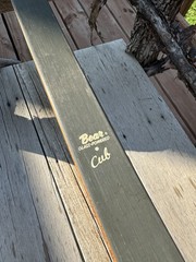 Vintage 1967 Bear Archery Cub Recurve Bow 62” 28# Right Handed