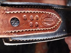 H.H. Heiser Maker Denver 660 30 Black Leather Western Full Chaps